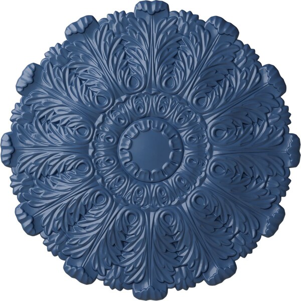 Ekena Millwork Durham Ceiling Medallion (Fits Canopies up to 4 1/4"), Hand-Painted Americana, 31"OD x 1 1/2"P CM31DUAMF - main
